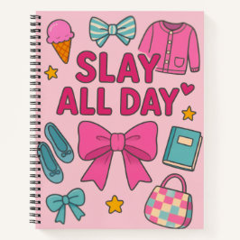 Cuaderno Slay All Day Preppy