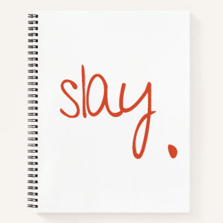 Cuaderno Slay - Diseño de tipografía fuerte y fabuloso