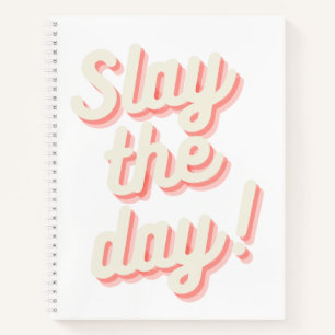 Cuaderno Slay el día Funny Boss Babe Emprendedor
