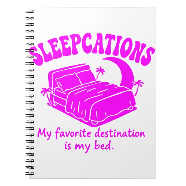 Cuaderno Sleepcations (Frente)
