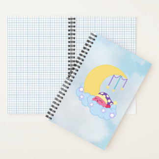 Cuaderno Sleeping Kirby Spiral Notebook