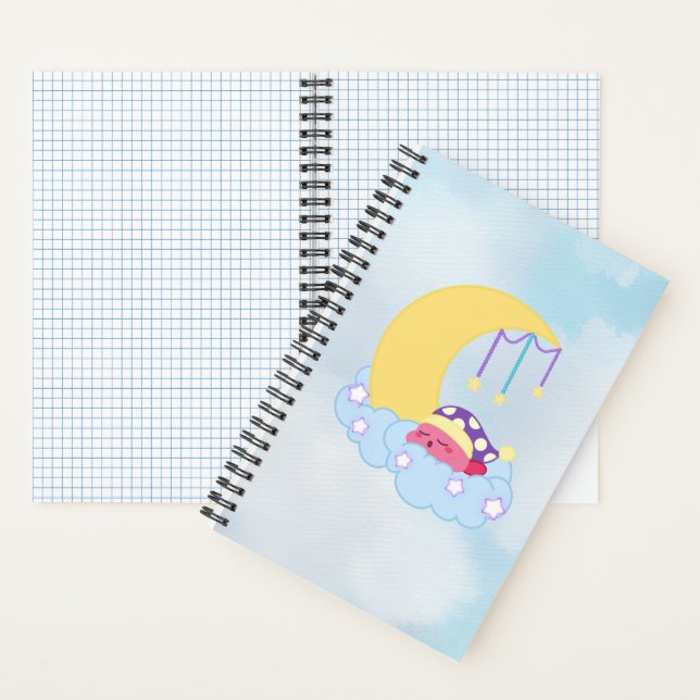 Cuaderno Sleeping Kirby Spiral Notebook (Interior)