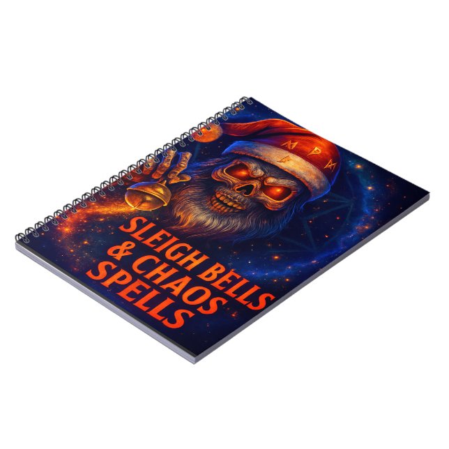 Cuaderno Sleigh Bells & Chaos Spells Metal Christmas  (Lado Izquierdo)