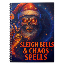 Cuaderno Sleigh Bells & Chaos Spells Metal Christmas 