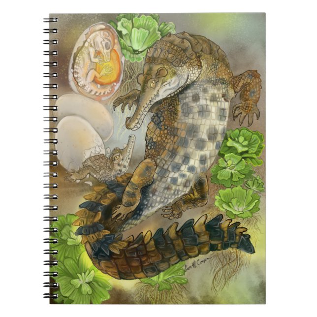 Cuaderno Slender Snoued Crocodile (Frente)