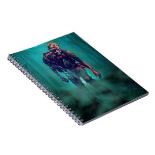 Cuaderno SlipperyJoe figura de zombie aterradora aislada om