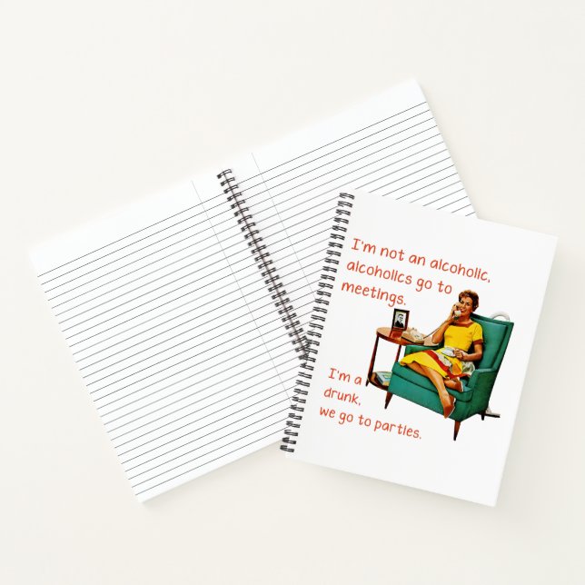 Cuaderno SlipperyJoe socializando a la mujer de la cosecha  (Interior)