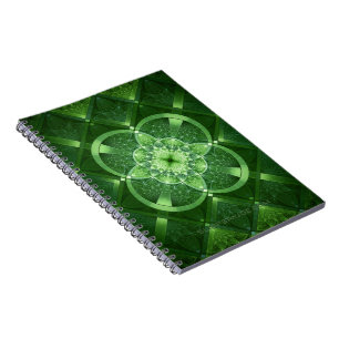 Cuaderno SlipperyJoe's Día de San Patricio brilla trébol de