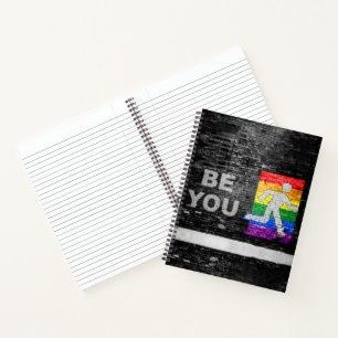 Cuaderno SlipperyJoe's Sé tú pared de ladrillo figura de pa