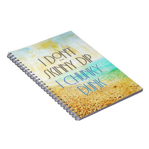 Cuaderno SlipperyJoe's Skinny Dip Chunky Dunk azul claro wa