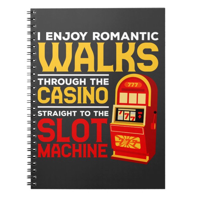 Cuaderno Slot Machine Player Funny Casino Gamblor Humor (Frente)