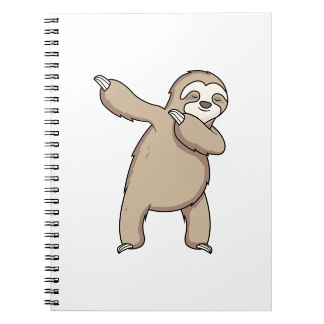Cuaderno Sloth Dab (Frente)