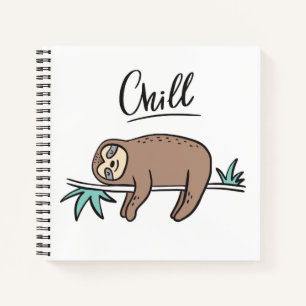 Cuaderno Sloth Says Chill