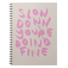 CUADERNO SLOW DOWN