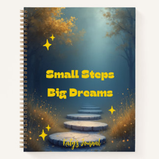 Cuaderno Small Steps, Big Dreams – Inspirational Notebook