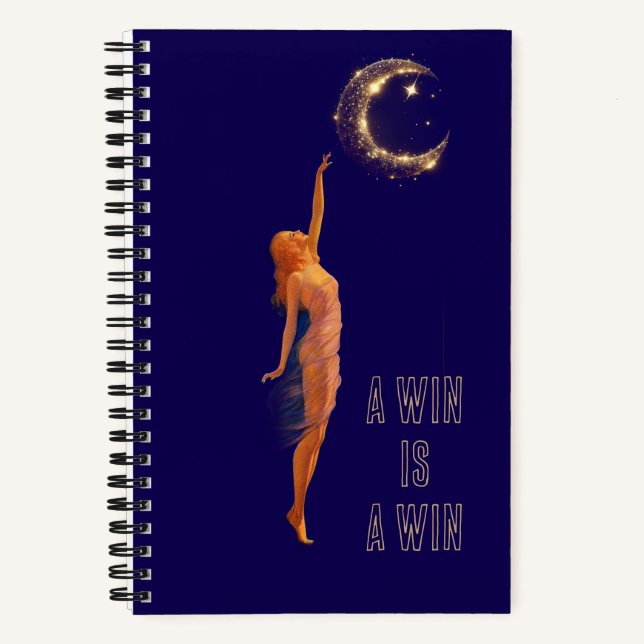 Cuaderno Small wins matter Art Moon Motivation Notebook (Anverso)