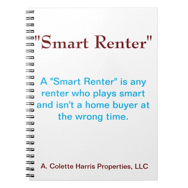 Cuaderno Smart Renter - Diseño 2 para portátiles (Frente)