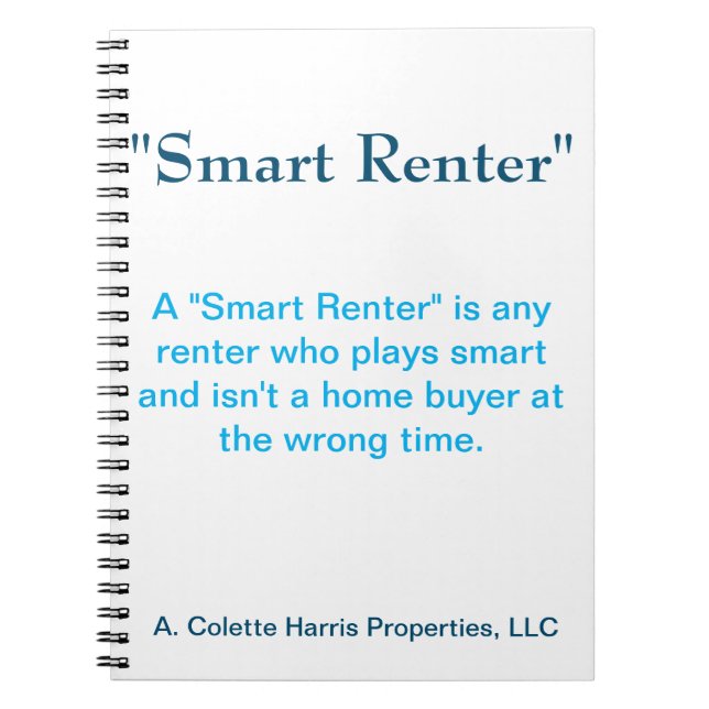 Cuaderno Smart Renter - Diseño 3 para portátiles (Frente)