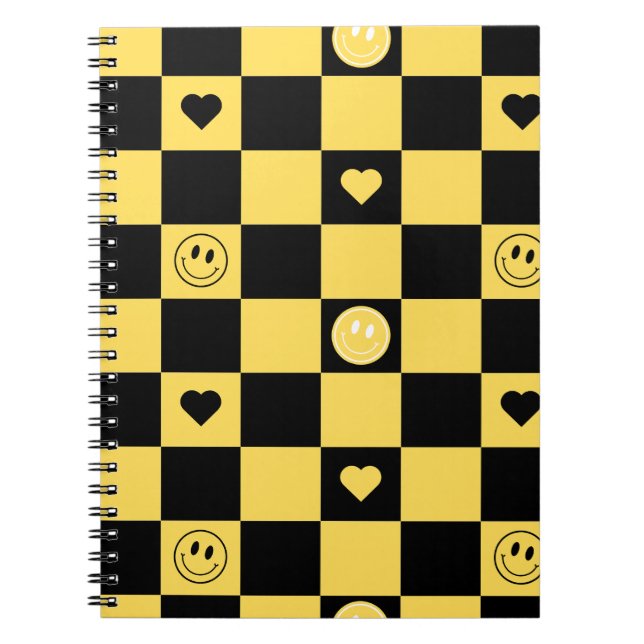 Cuaderno Smile black and yellow (Frente)