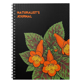 Cuaderno Smithiantha de Pop Art ‘Orange King’ en espiral