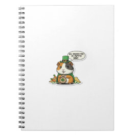 Cuaderno Snack Thief Guinea Pig St.Patrick's Day