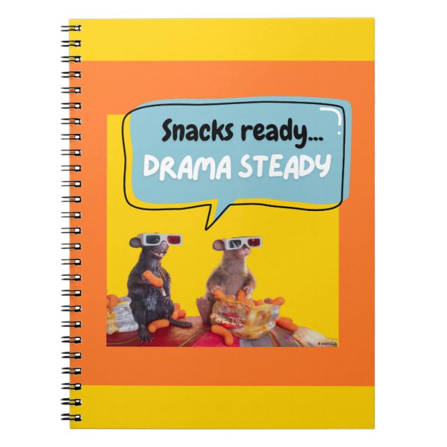Cuaderno Snacks Listos, Drama Steady (Frente)