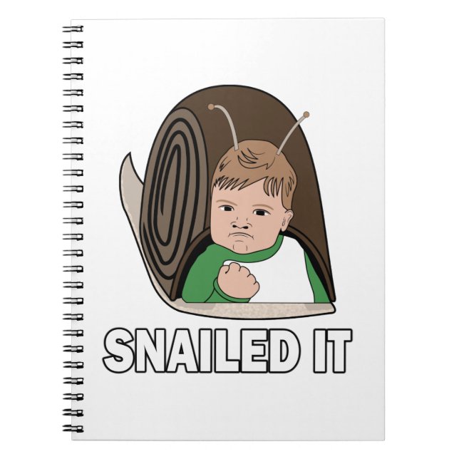 Cuaderno Snailed él (Frente)
