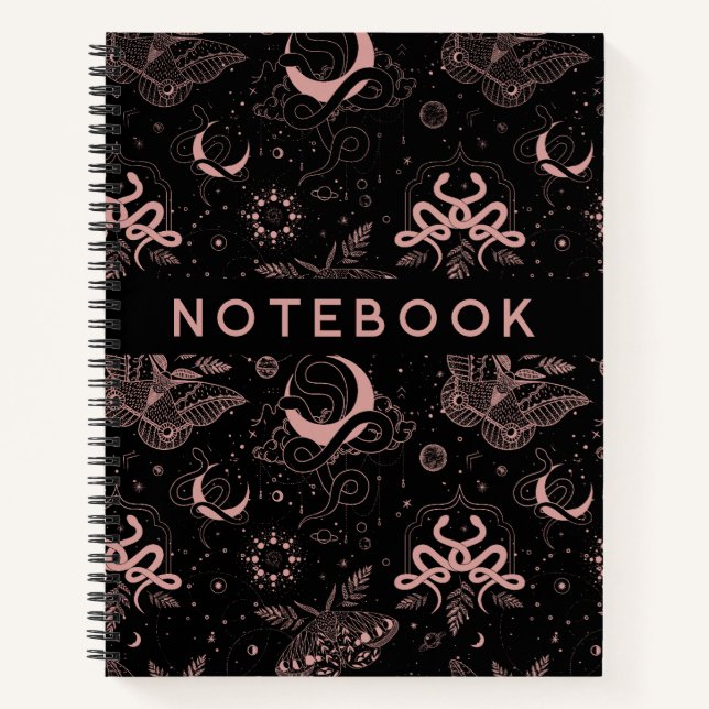 Cuaderno Snakes Moons Moths Mágico (Anverso)