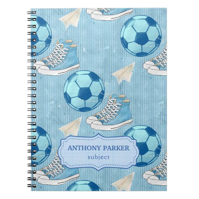 Cuaderno Sneakers y el fútbol de vuelta a la escuela (Frente)