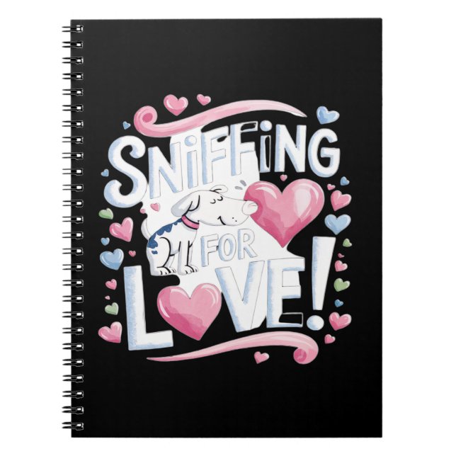 Cuaderno ¡Sniffing por amor! Perro (Frente)