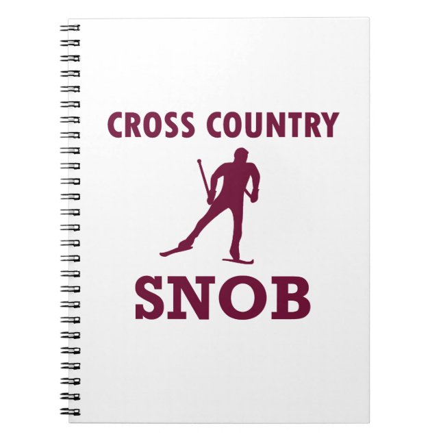 Cuaderno Snob de esquí de fondo (Frente)