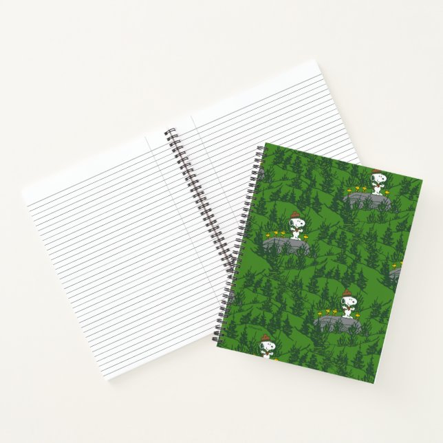 Cuaderno Snoopy Beagle Scout Senderismo Patrón (Interior)