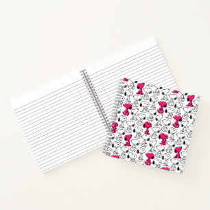 Cuaderno Snoopy Black & Magenta Pattern