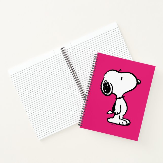 Cuaderno Snoopy Black & Magenta Pattern (Interior)