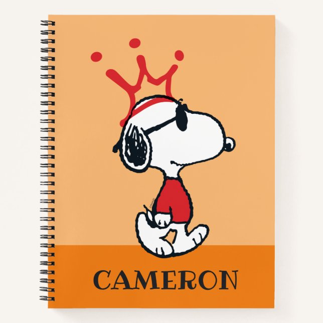 Cuaderno Snoopy - Joe Guay Crown (Anverso)