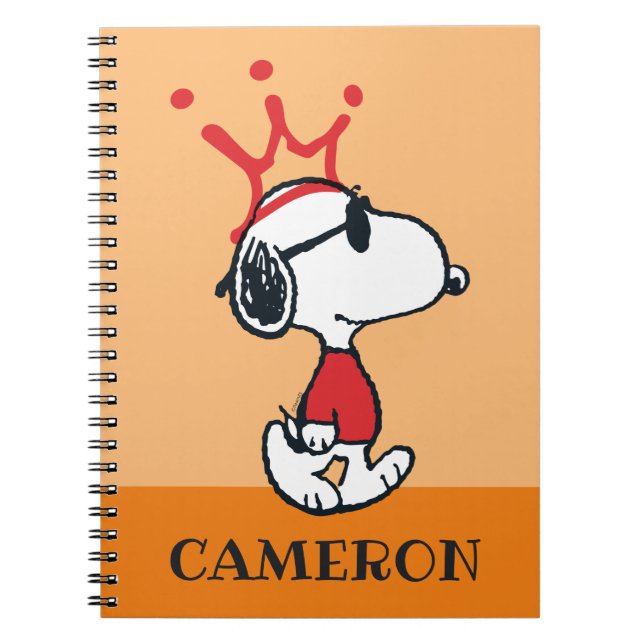 Cuaderno Snoopy - Joe Guay Crown (Frente)
