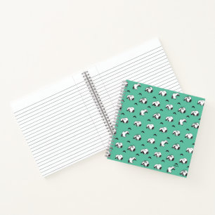 Cuaderno Snoopy Mustaches & Teal Pattern