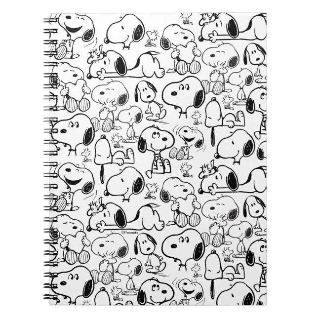 Cuaderno Snoopy Smile Giggle Lauggle Pattern (Frente)