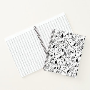 Cuaderno Snoopy Smile Giggle Laugh Pattern