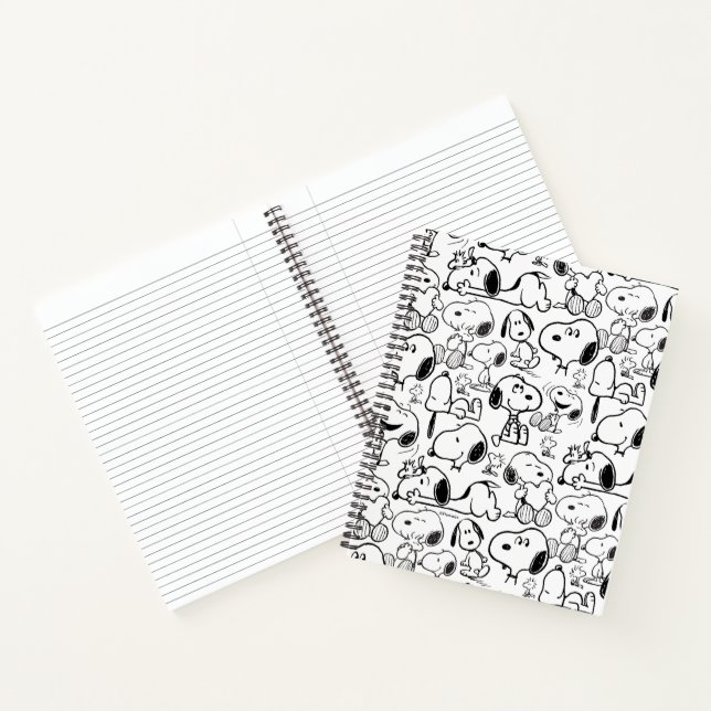 Cuaderno Snoopy Smile Giggle Laugh Pattern (Interior)