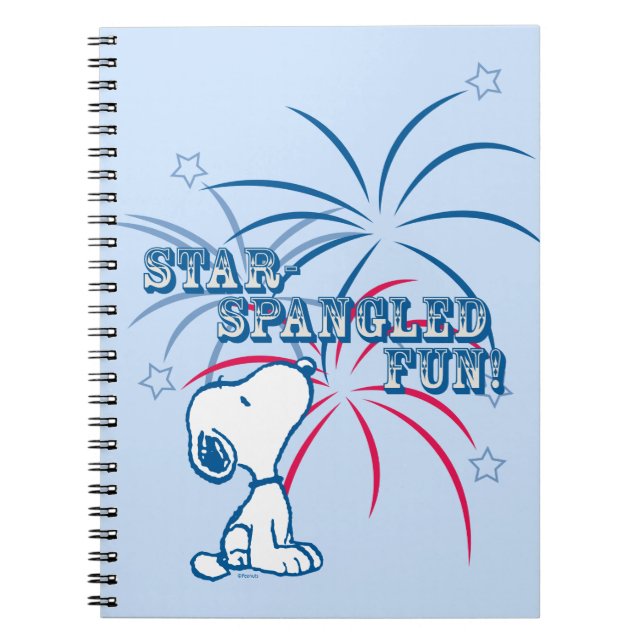Cuaderno Snoopy Star Spangling Fun (Frente)