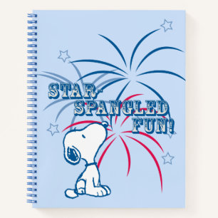 Cuaderno Snoopy Star Spangling Fun