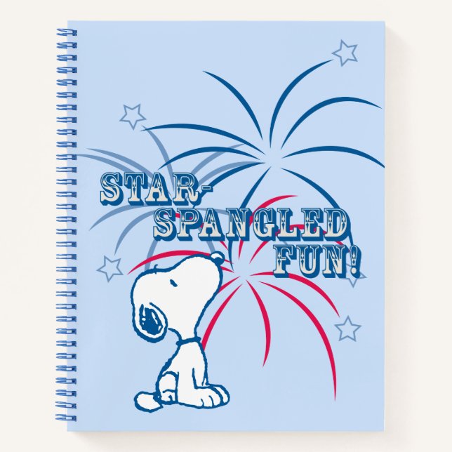 Cuaderno Snoopy Star Spangling Fun (Anverso)