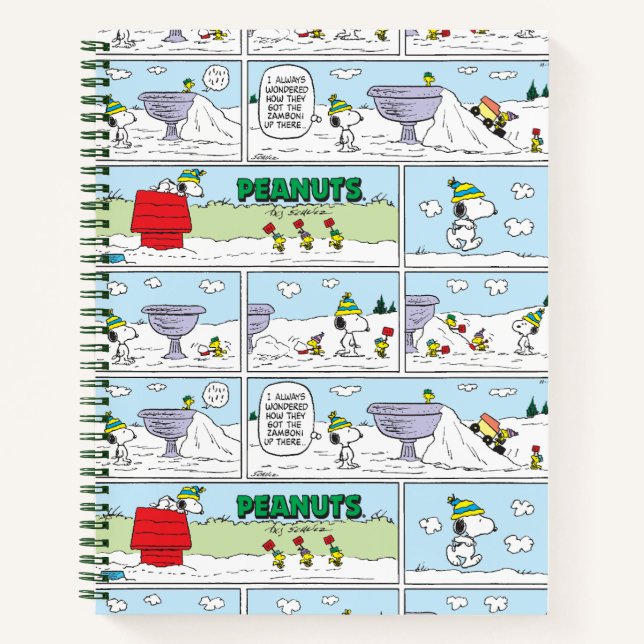 Cuaderno Snoopy & The Zamboni Crew (Anverso)