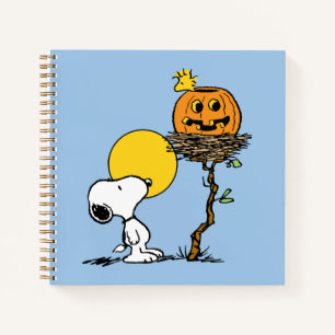 Cuaderno Snoopy & Woodstock Nest con Jack O' Lantern