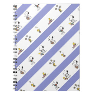 Cuaderno Snoopy & Woodstock Patrón de banda de Pascua