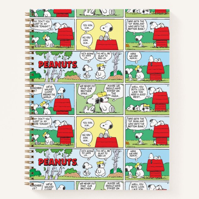 Cuaderno Snoopy y sus hermanos Andy & Olaf (Anverso)
