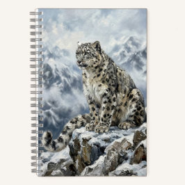 Cuaderno Snow Leopard Totem Journal – Fine Art Wildlife 