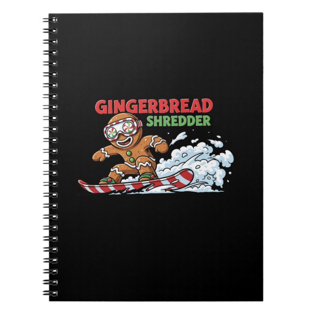 Cuaderno Snowboarder de Gingerbread (Frente)