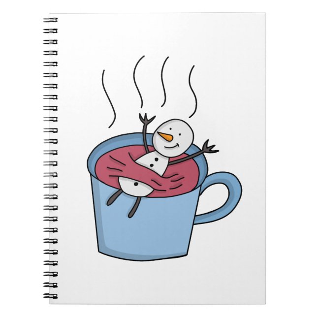 Cuaderno Snowman Tea Coffee (Frente)